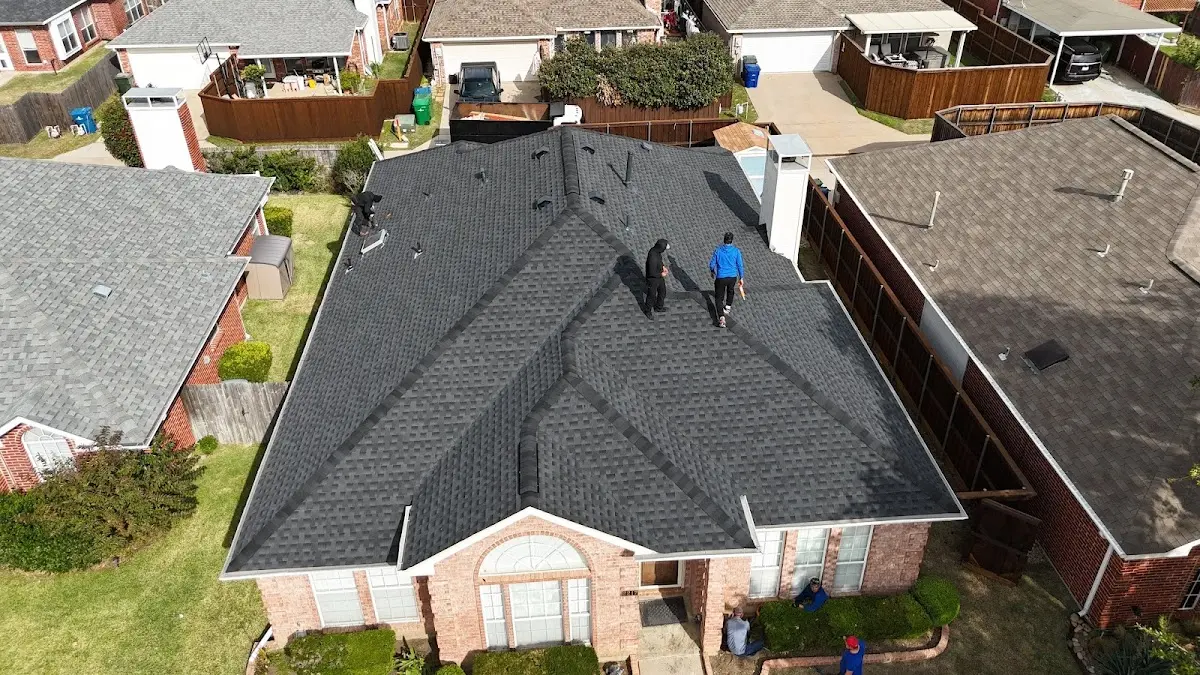 Slate & Tile Roof Repair work in progress on a Santee property